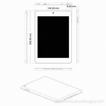 8-inch Tablet PC, Action ATM7029, Quad Core, DDR 1G Flash 8GB, Dual Camera with WiFi, Bluetooth, 3G